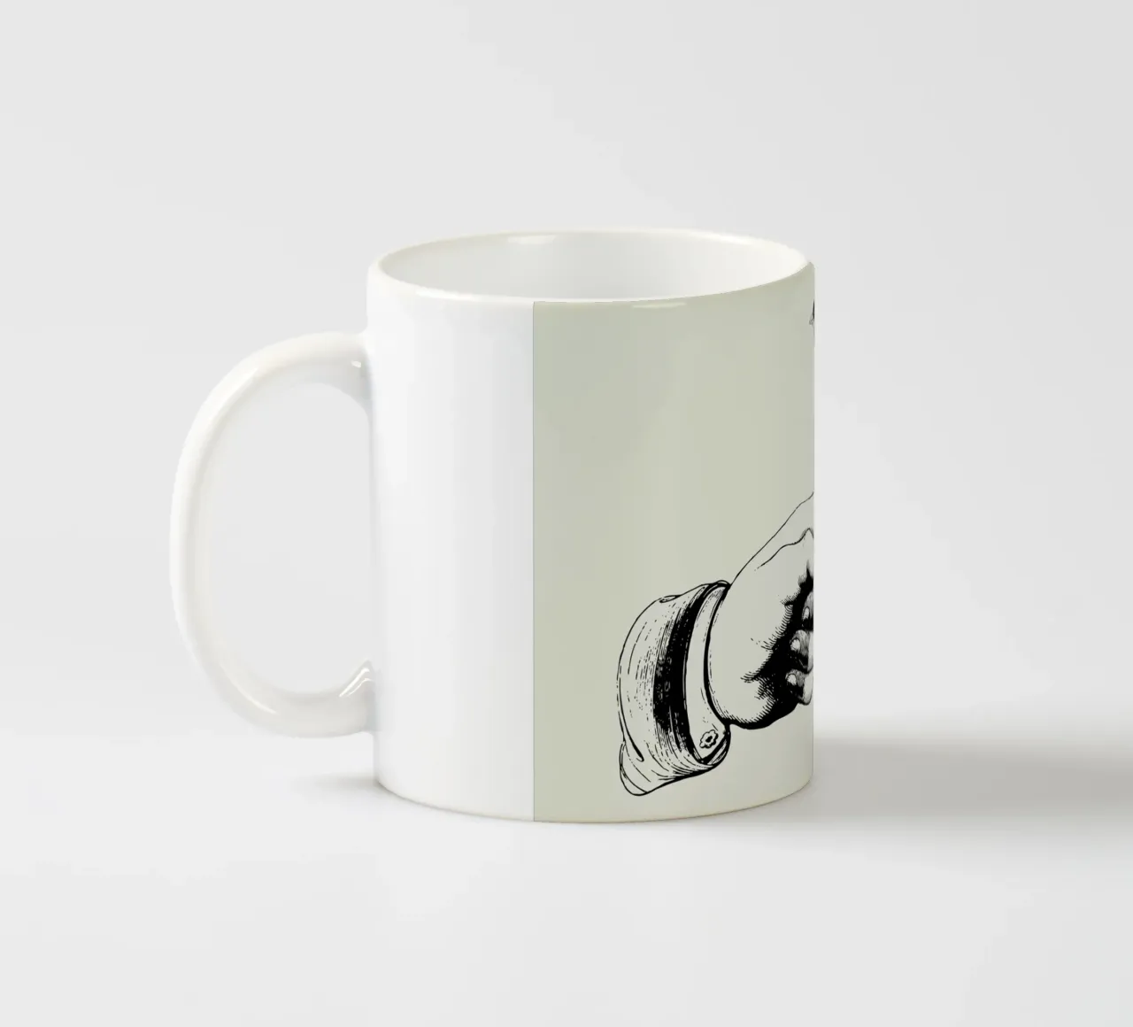 Bird in the hand tazza in ceramica da Jacqueline Maldonado