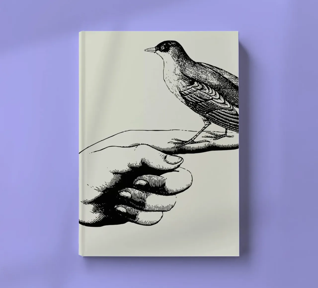 Bird in the hand notebook by Jacqueline Maldonado