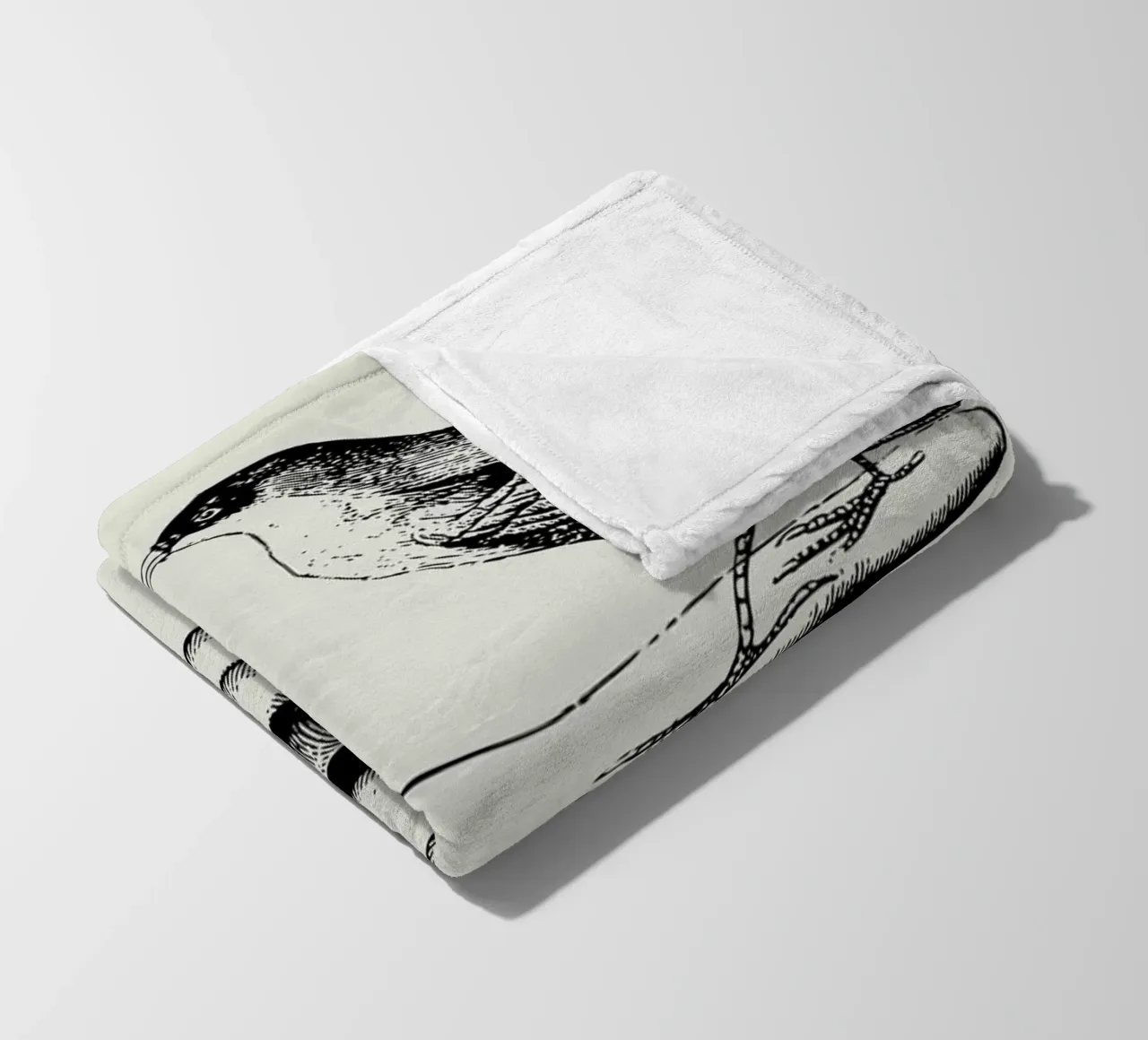 Bird in the hand coperta in pile da Jacqueline Maldonado