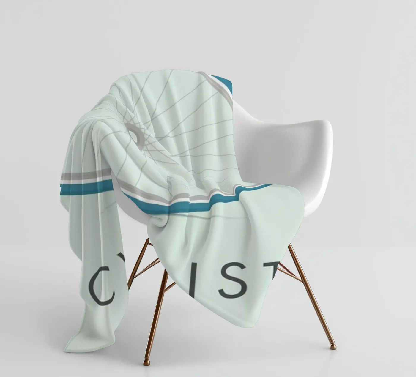 Cyklist fleecedeken van Emerybloom