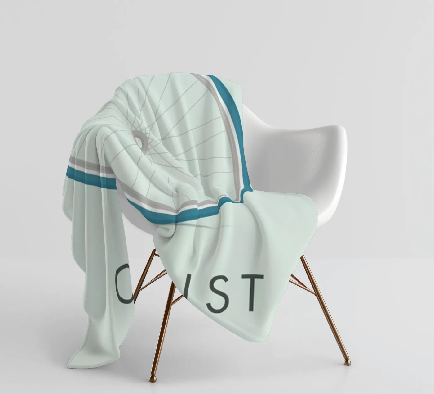 Cyklist fleecedeken van Emerybloom