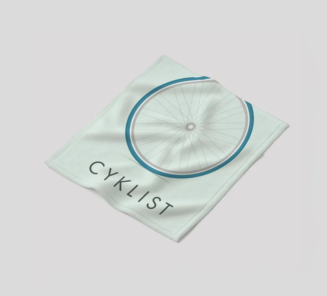Cyklist coperta in pile da Emerybloom