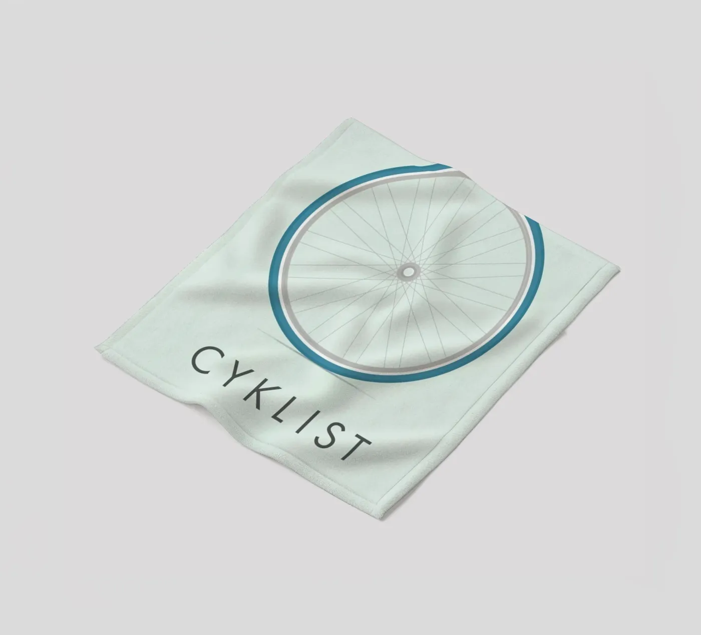 Cyklist fleecedeken van Emerybloom