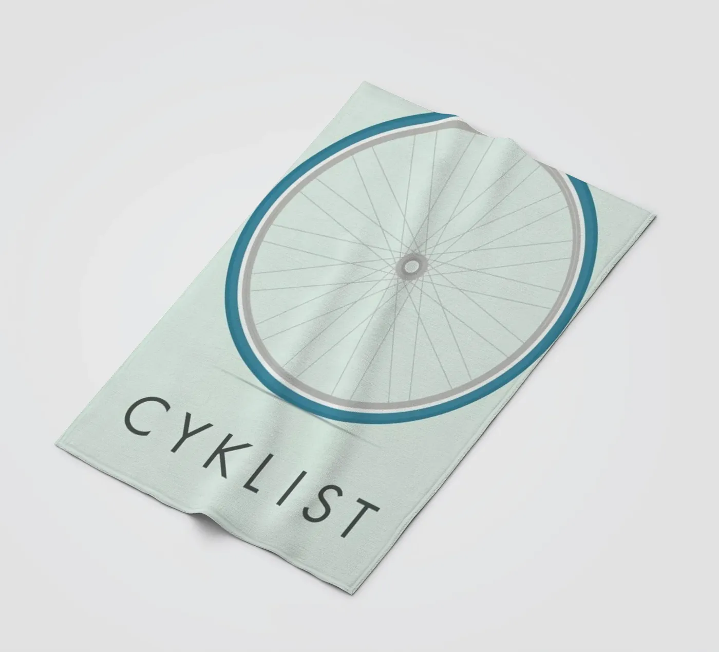 Cyklist fleecedeken van Emerybloom