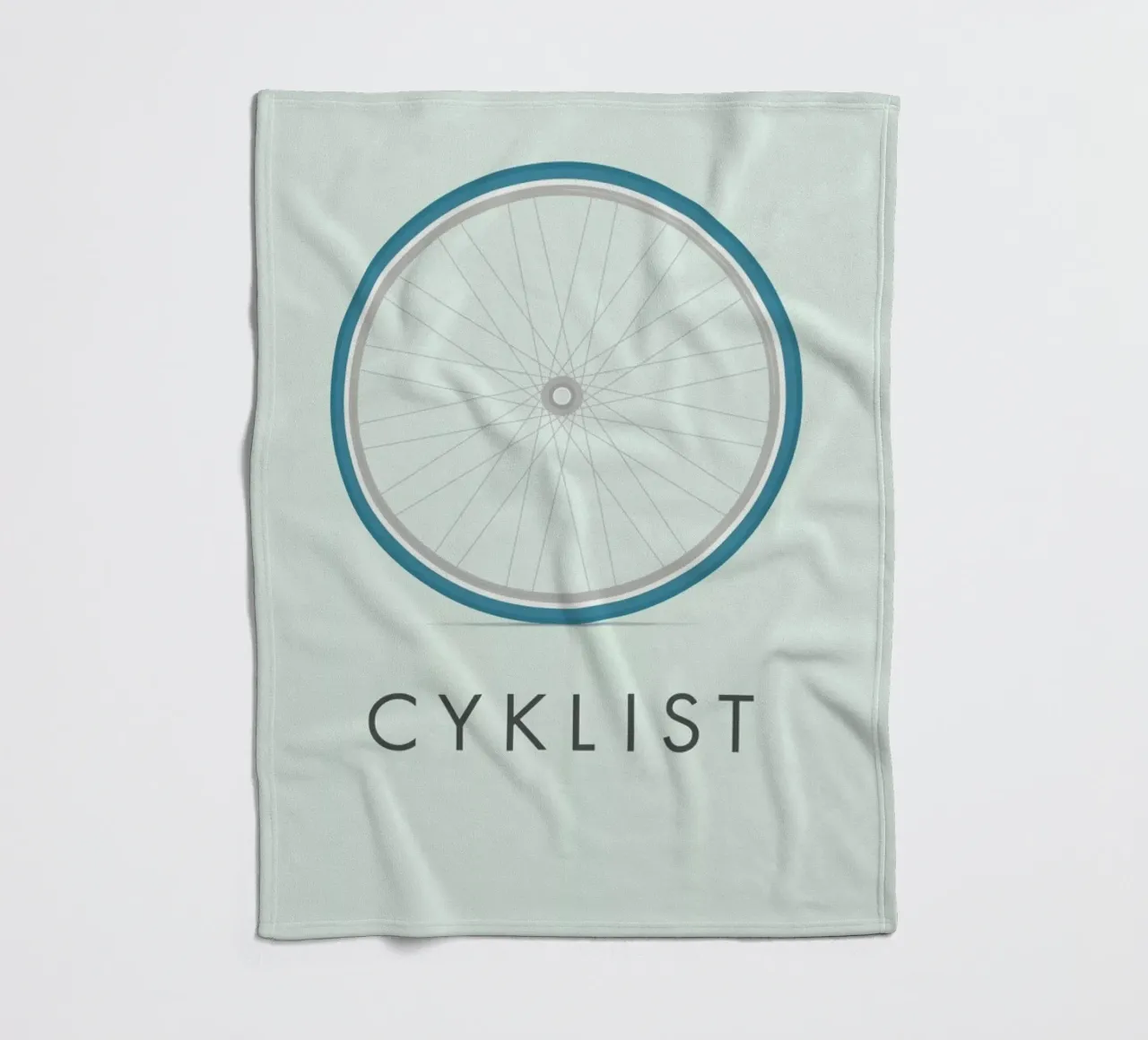 Cyklist coperta in pile da Emerybloom