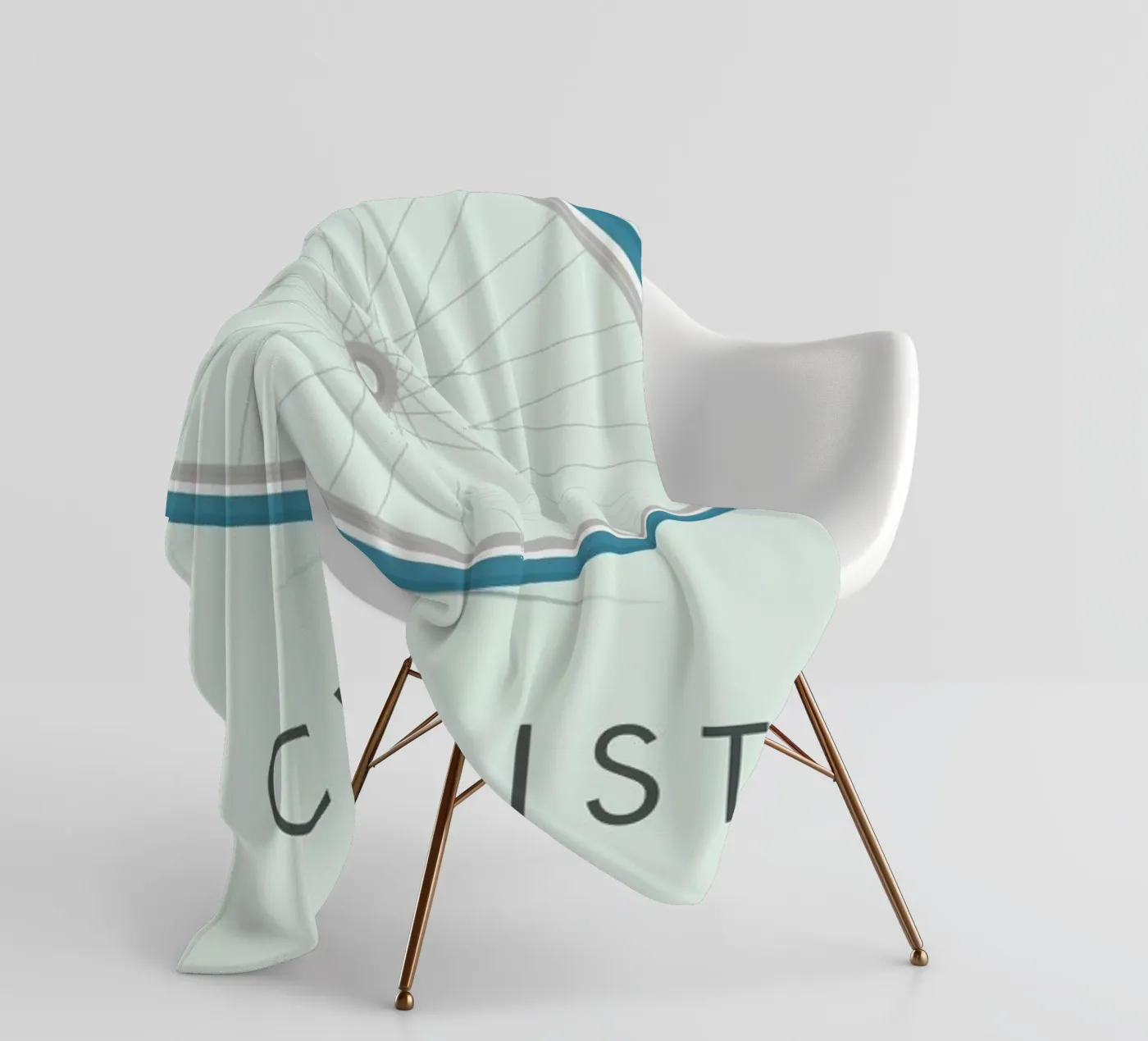 Cyklist fleecedeken van Emerybloom