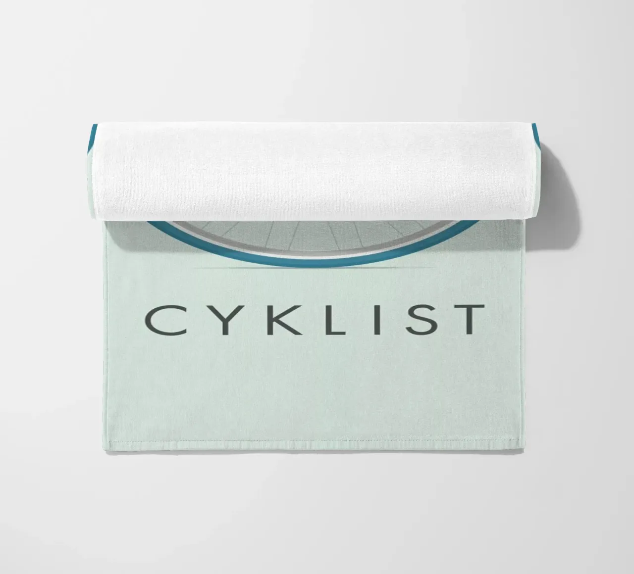 Cyklist toalla de playa de Emerybloom