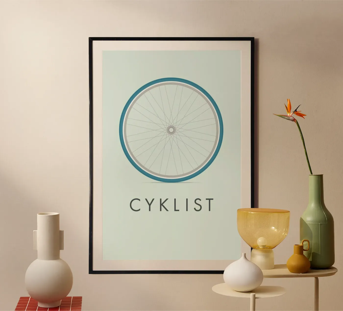 Cyklist poster van Emerybloom