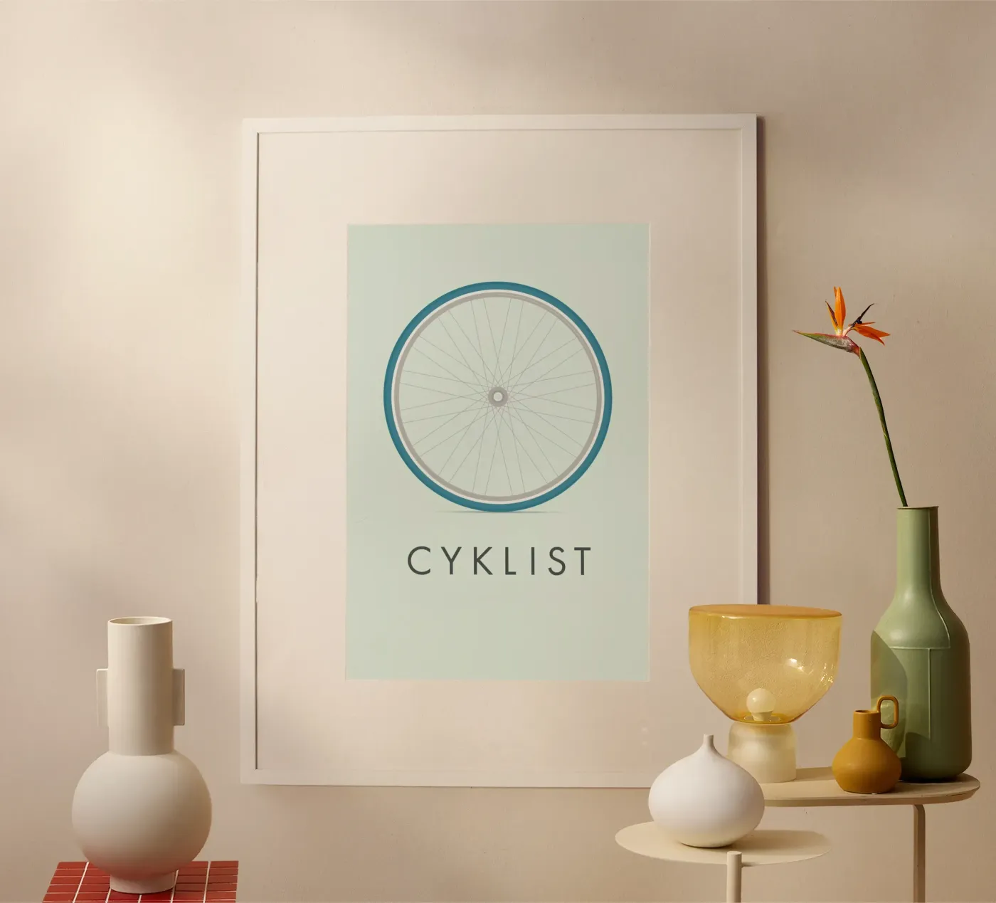 Cyklist poster van Emerybloom