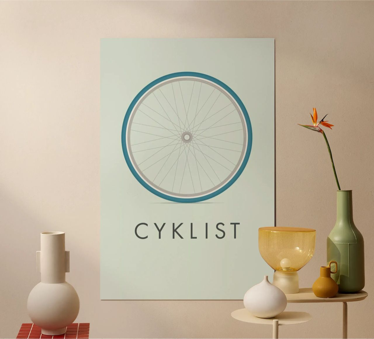 Cyklist poster by Emerybloom