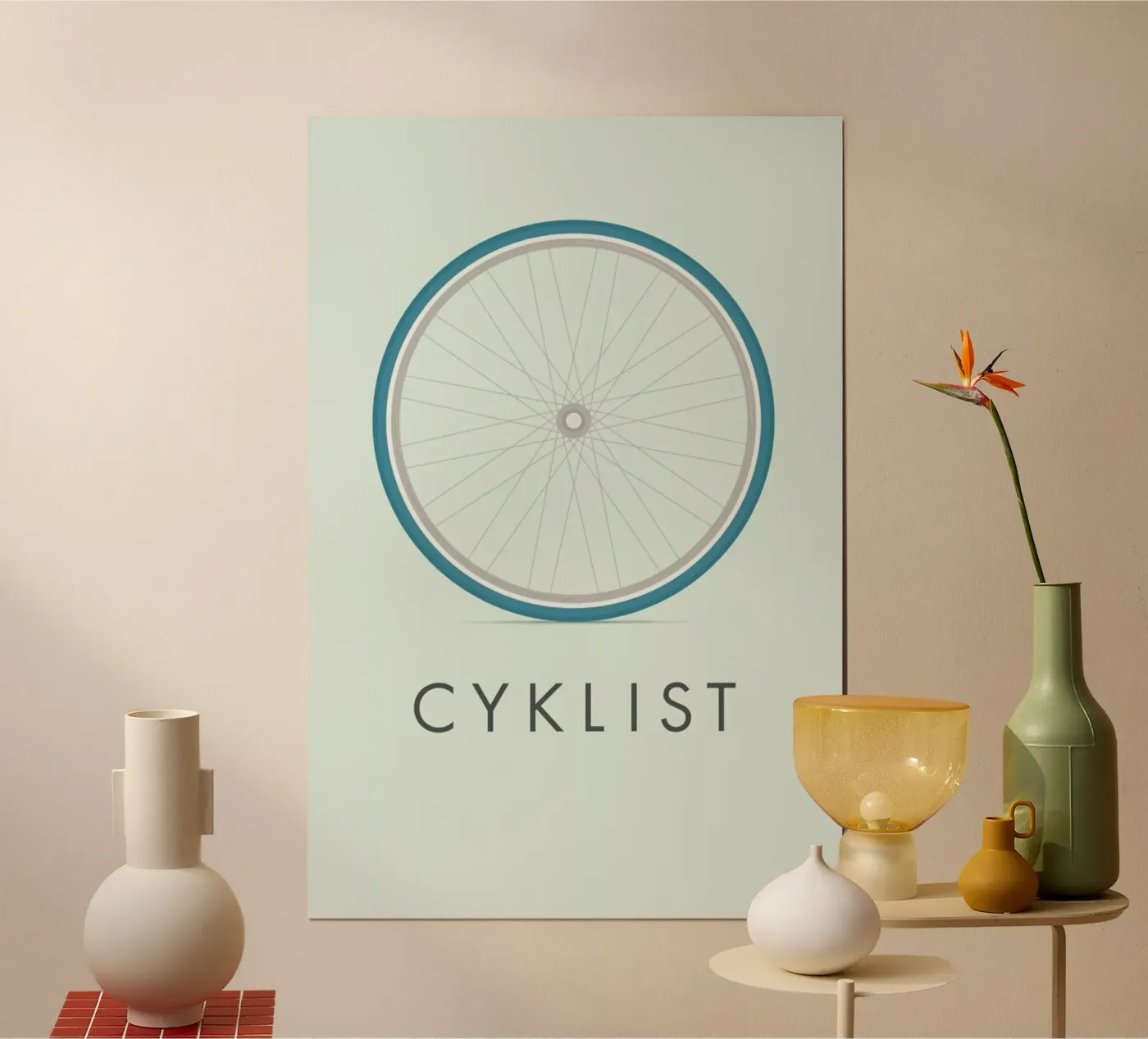 Cyklist poster by Emerybloom