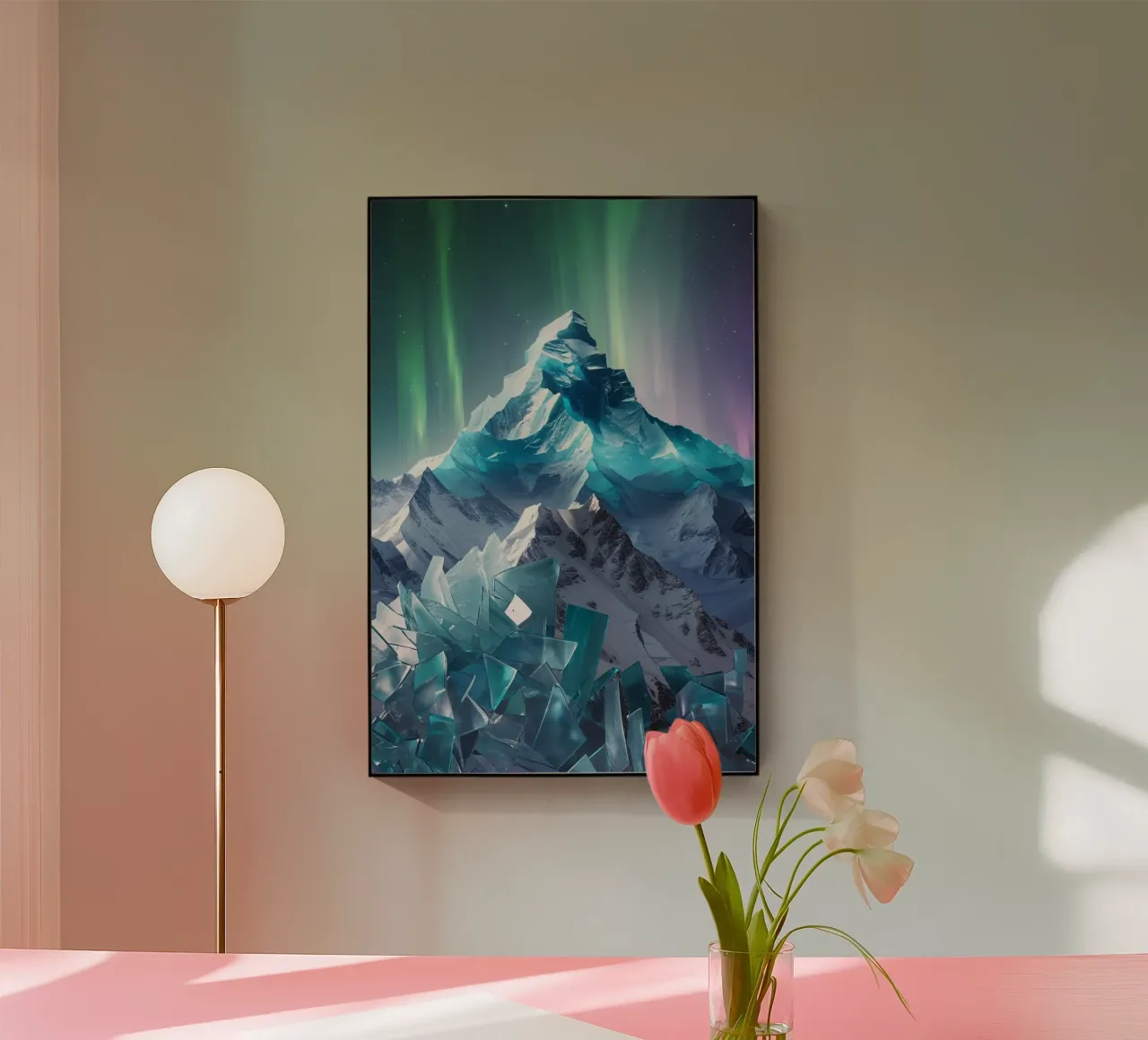 Shards of Light and Ice acryl van AlbertKlee