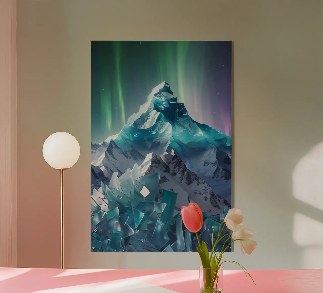 Shards of Light and Ice acrylic glass by AlbertKlee