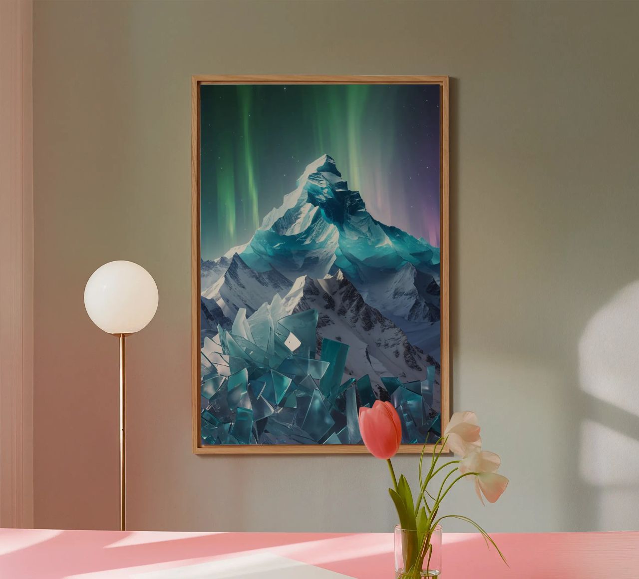 Shards of Light and Ice Alu-Dibond von AlbertKlee