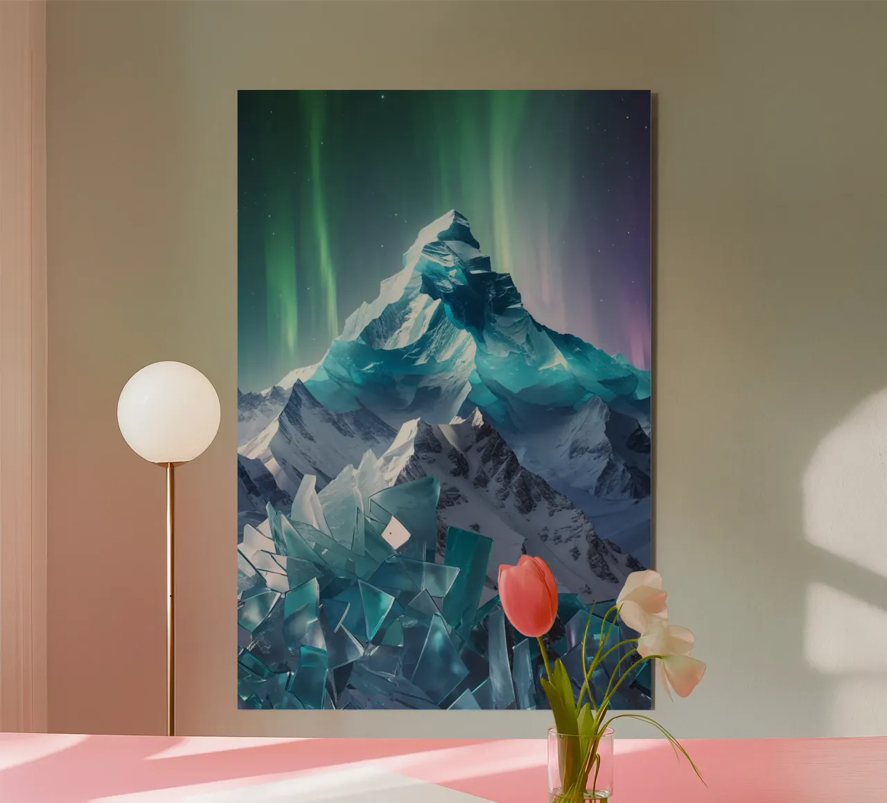 Shards of Light and Ice aluminio dibond de AlbertKlee