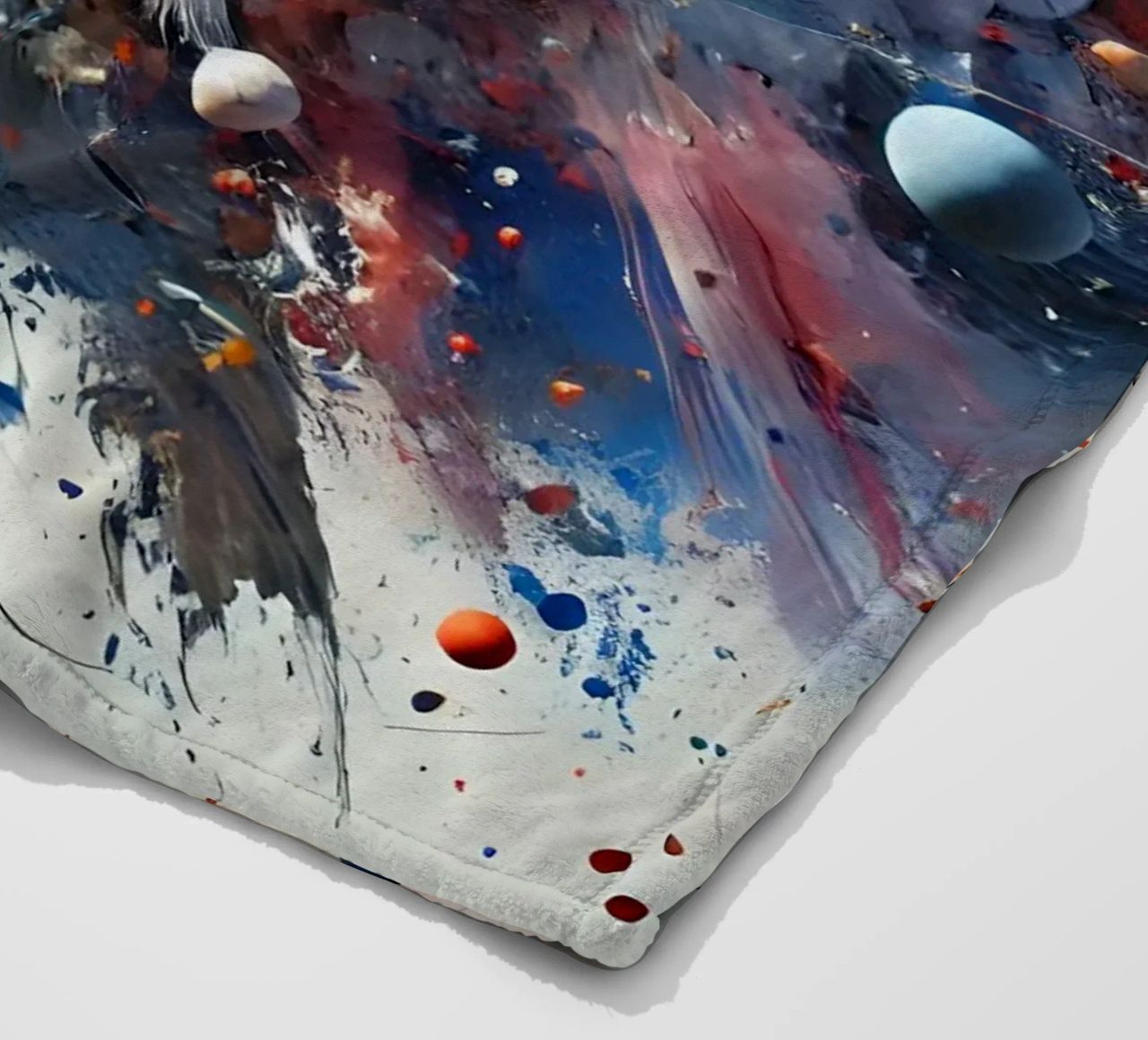 action splash abstract Fleecedecke von abstrakt