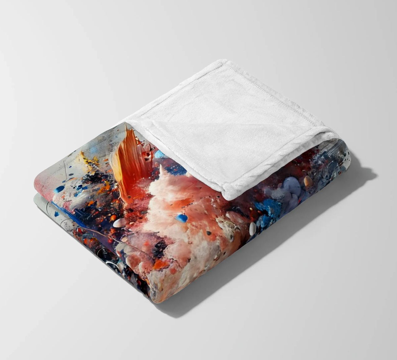 action splash abstract Fleecedecke von abstrakt