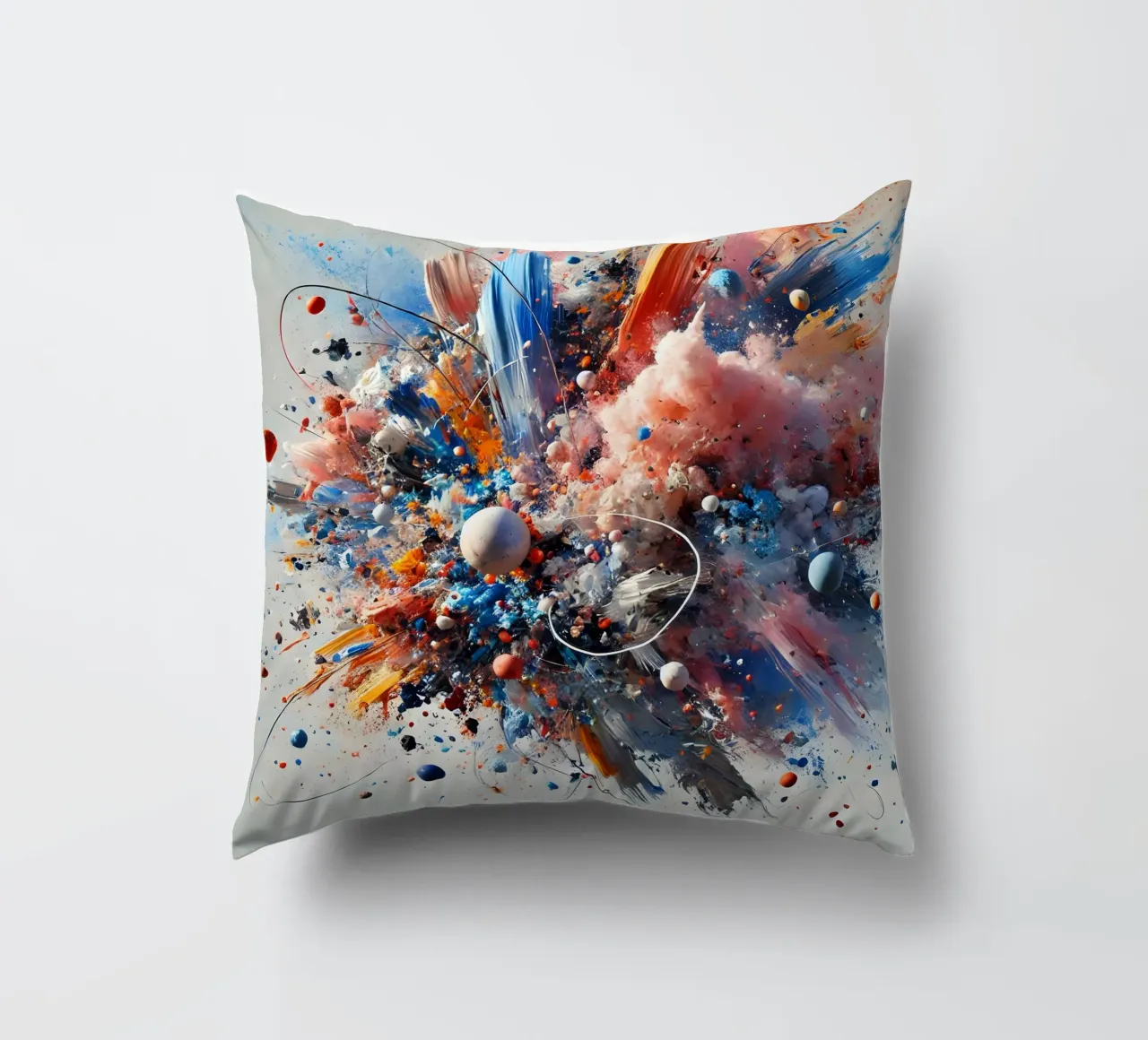 action splash abstract cuscino da abstrakt