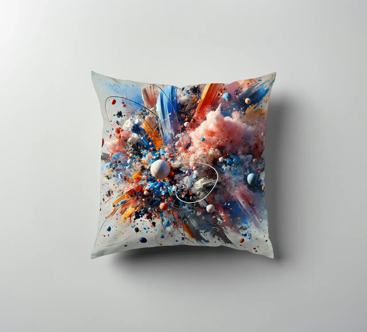 action splash abstract cuscino da abstrakt
