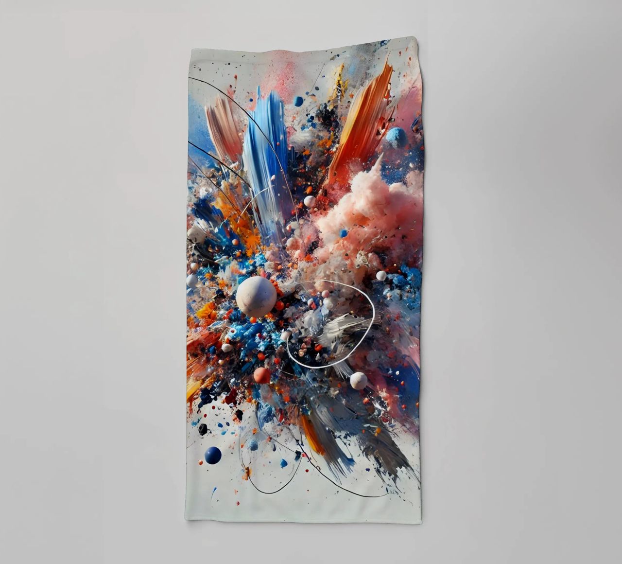 action splash abstract Handtuch von abstrakt