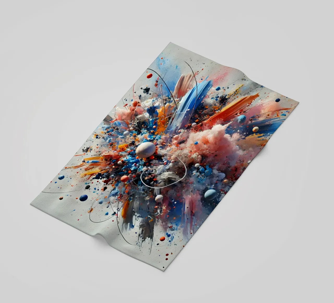 action splash abstract telo mare da abstrakt