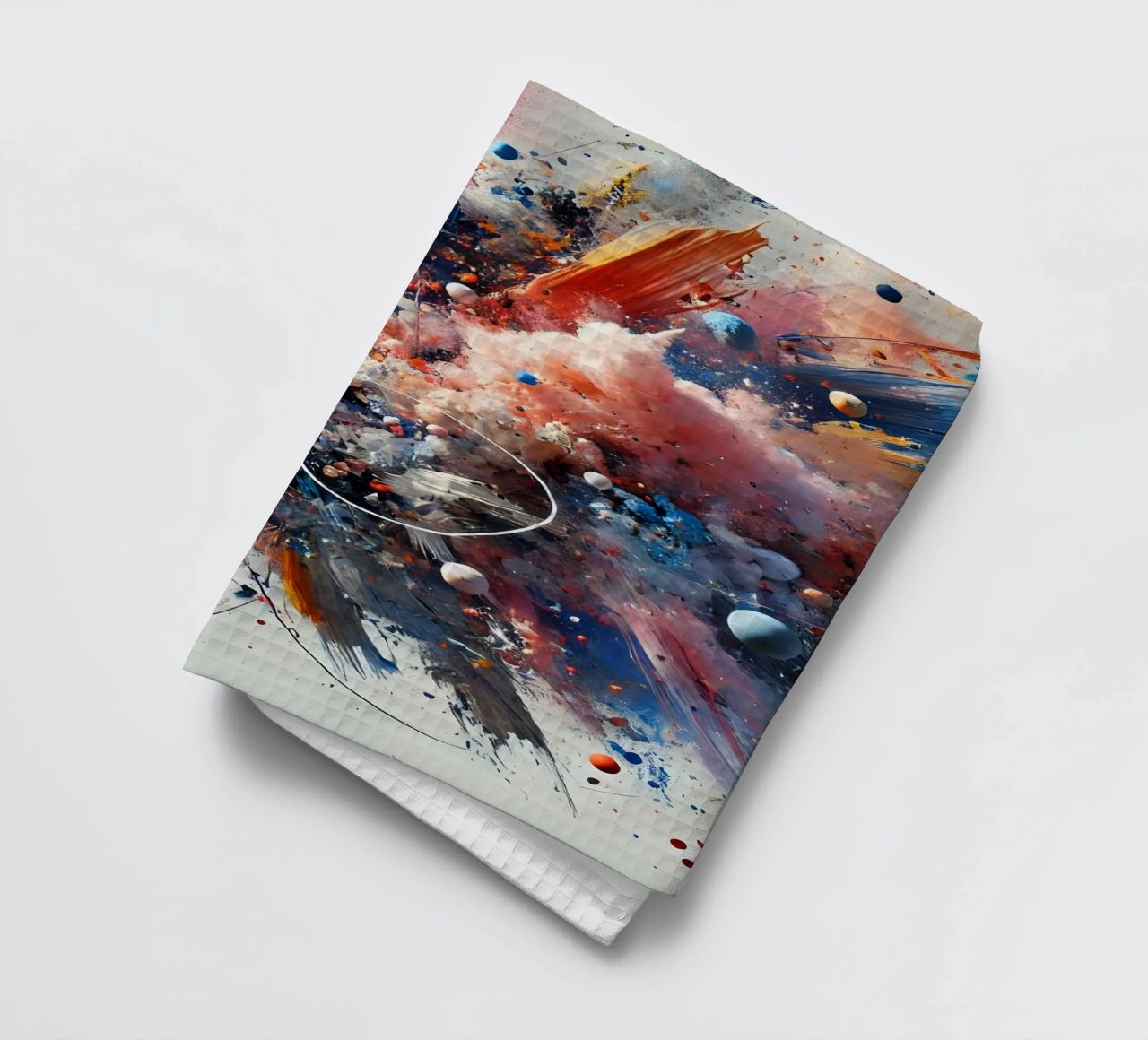 action splash abstract Geschirrtuch von abstrakt