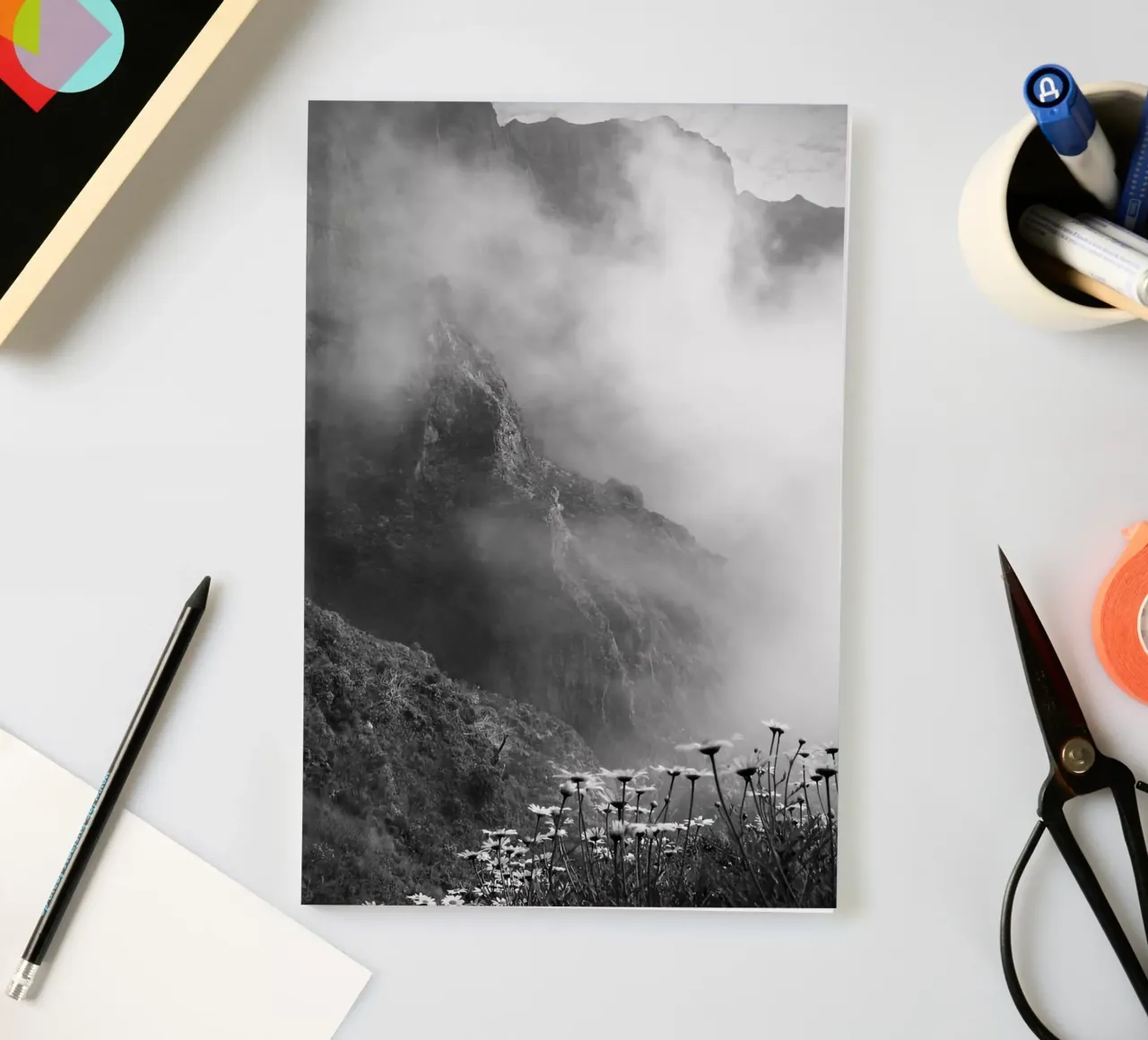 Flowers and Mountains in the Clouds - Madeira notebook by FEMK.