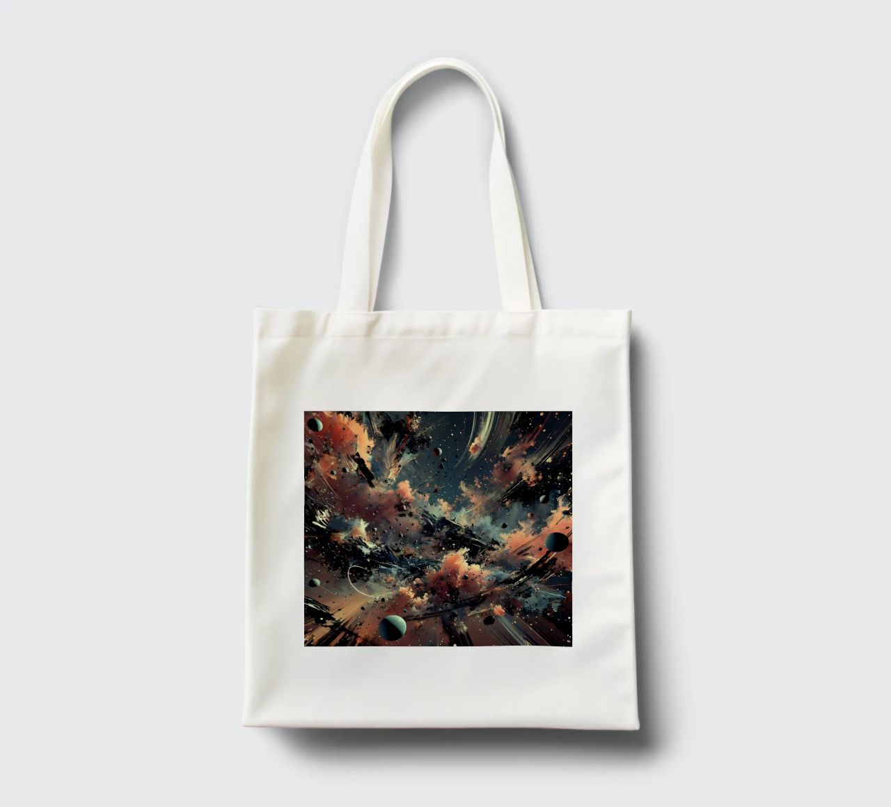 action splash abstract borsa in juta da abstrakt