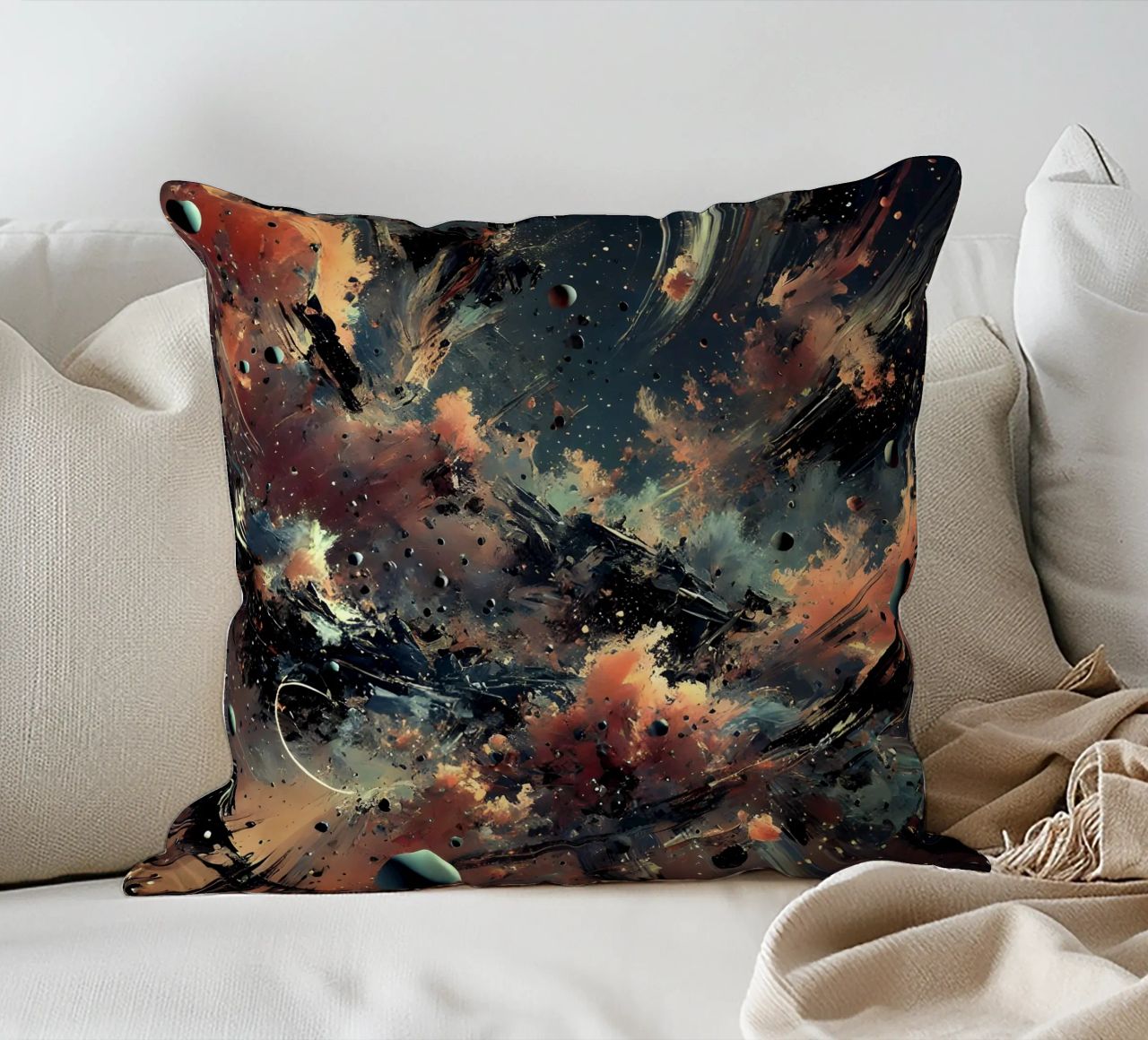 action splash abstract cuscino da abstrakt