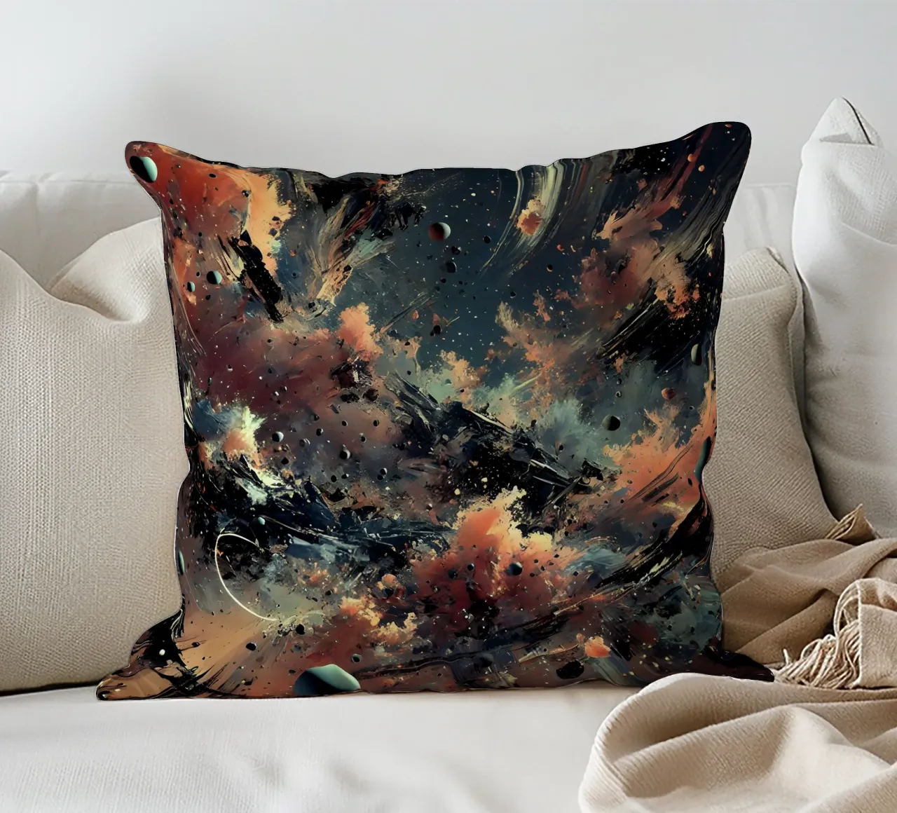 action splash abstract cuscino da abstrakt