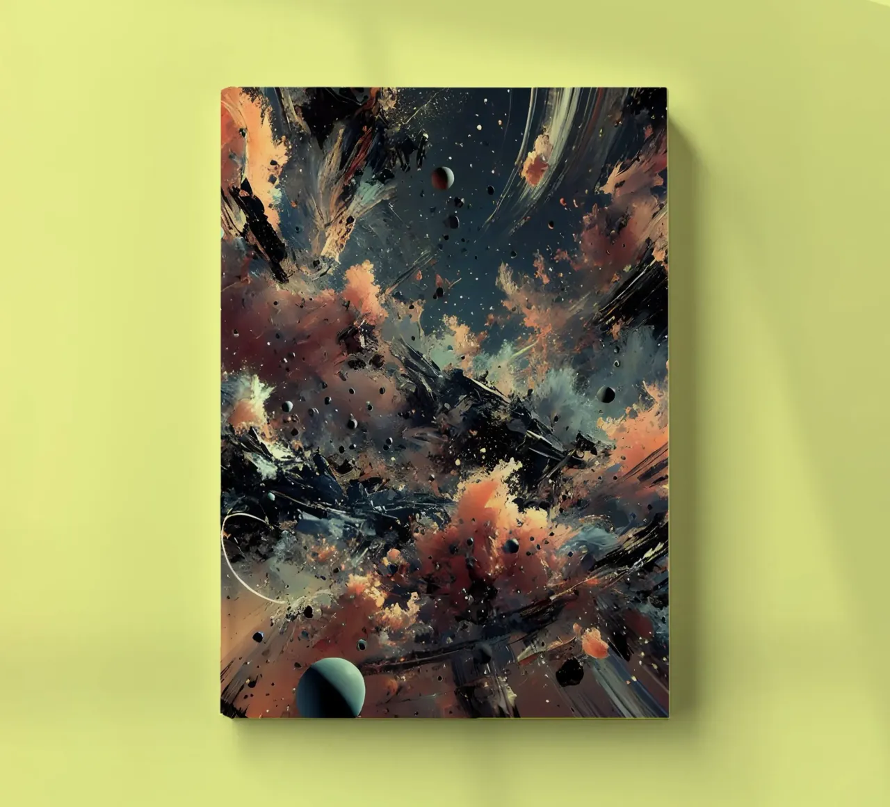 action splash abstract notebook by abstrakt