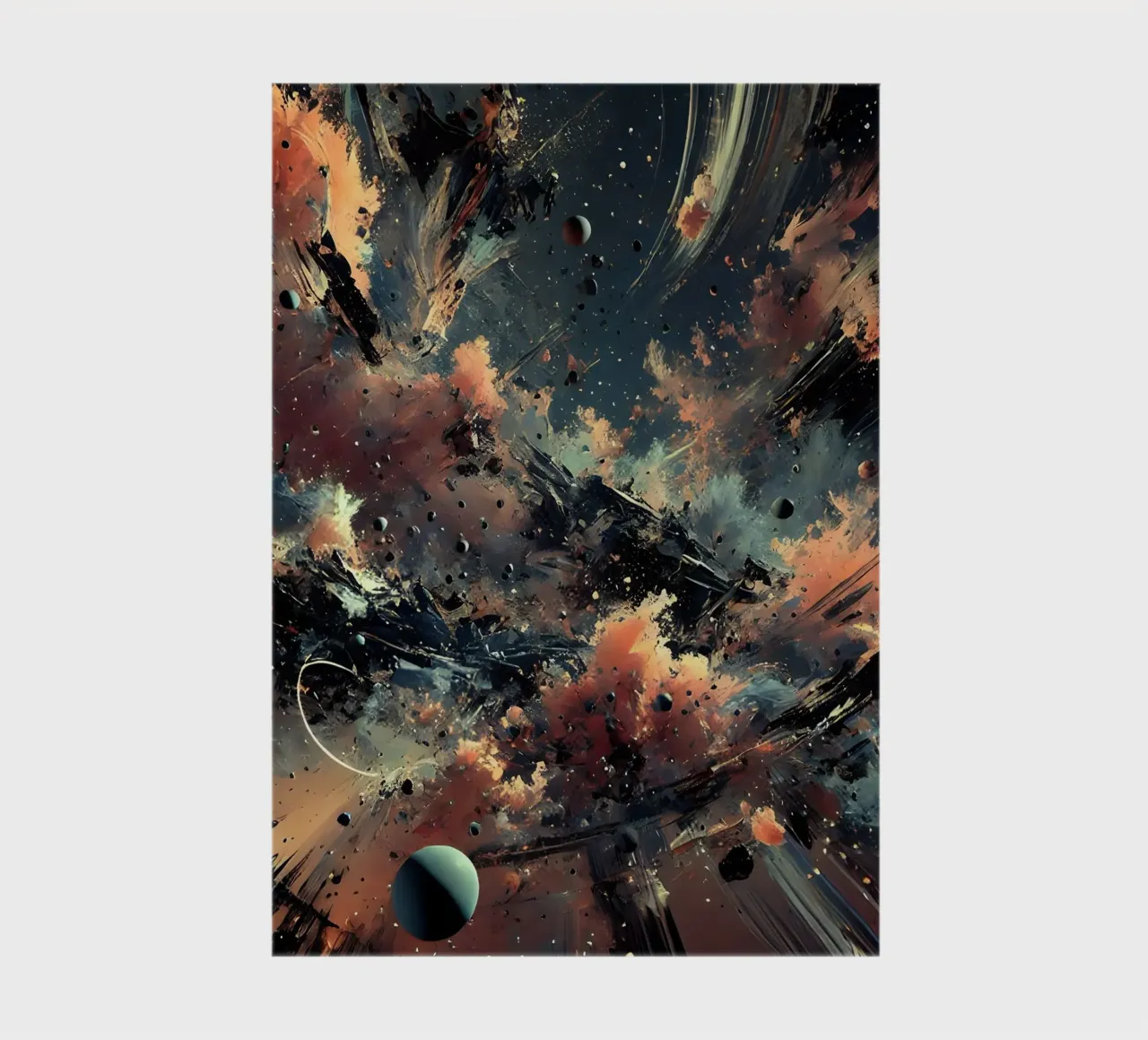action splash abstract notebook by abstrakt