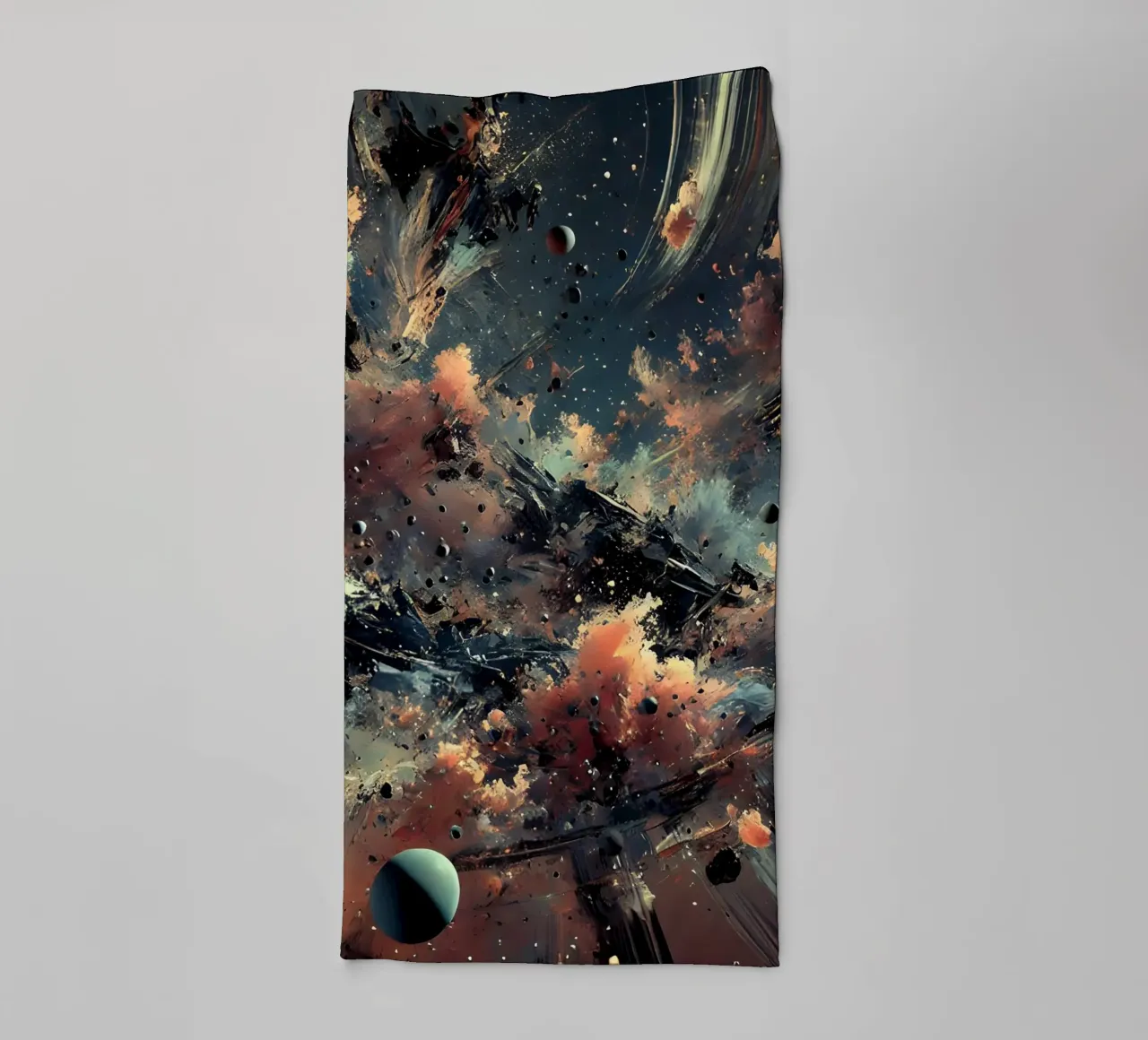 action splash abstract badhanddoek van abstrakt