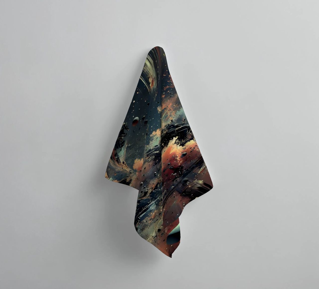 action splash abstract towel by abstrakt