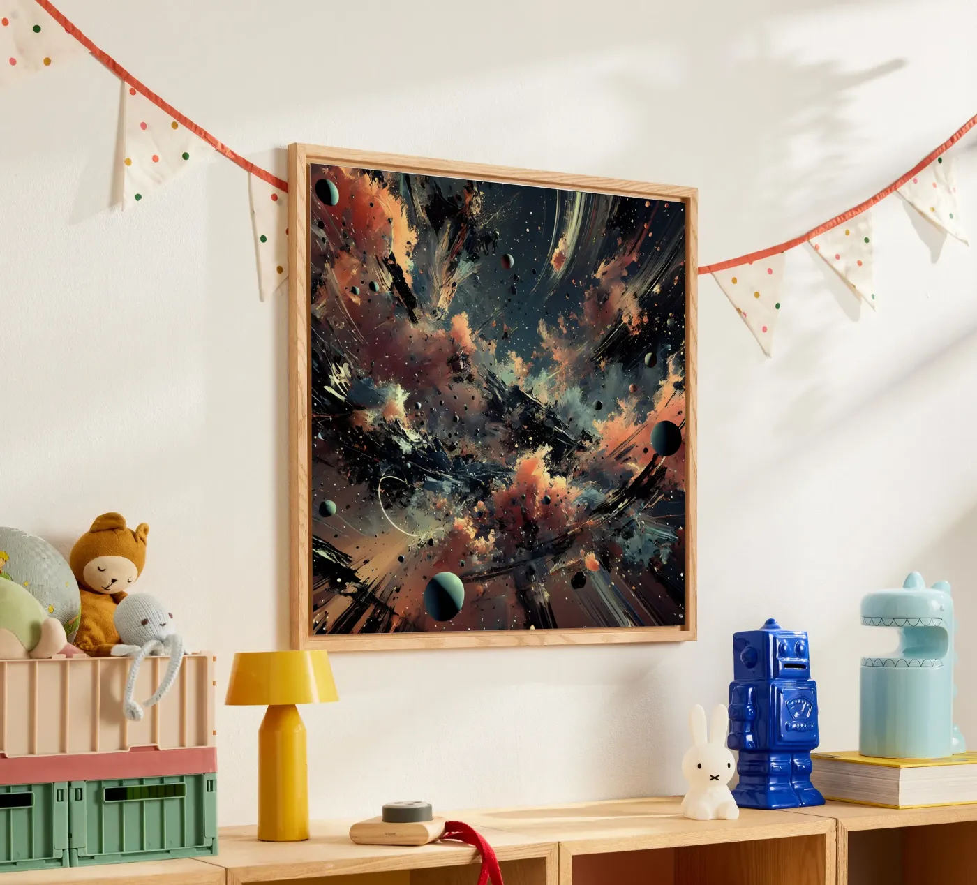 action splash abstract acrylic glass by abstrakt