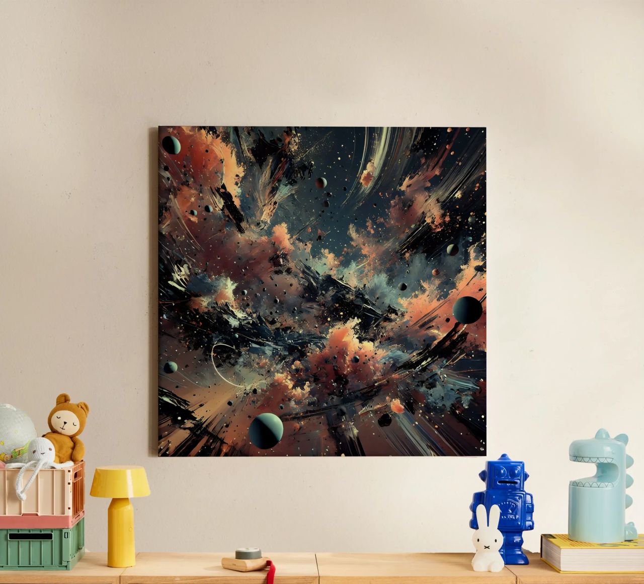 action splash abstract tela da abstrakt