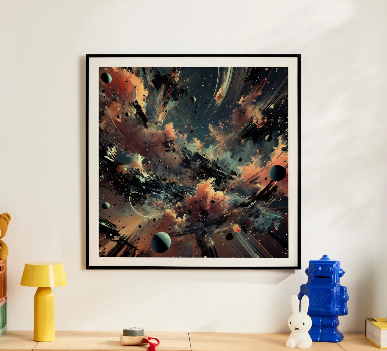 action splash abstract poster da abstrakt