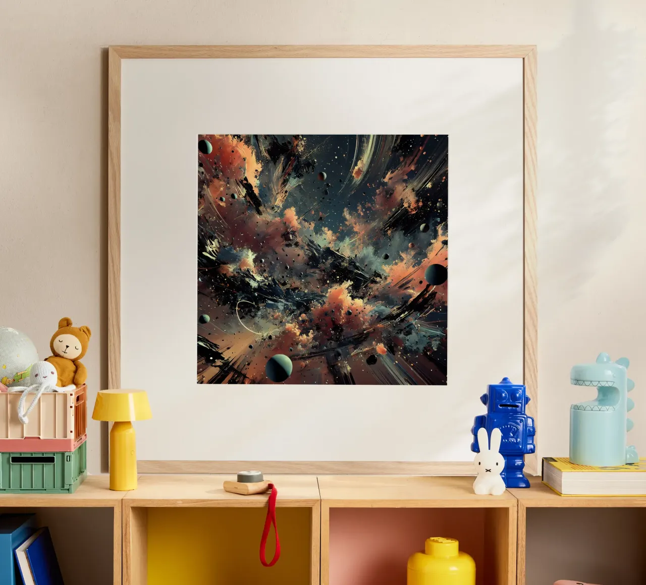 action splash abstract poster da abstrakt