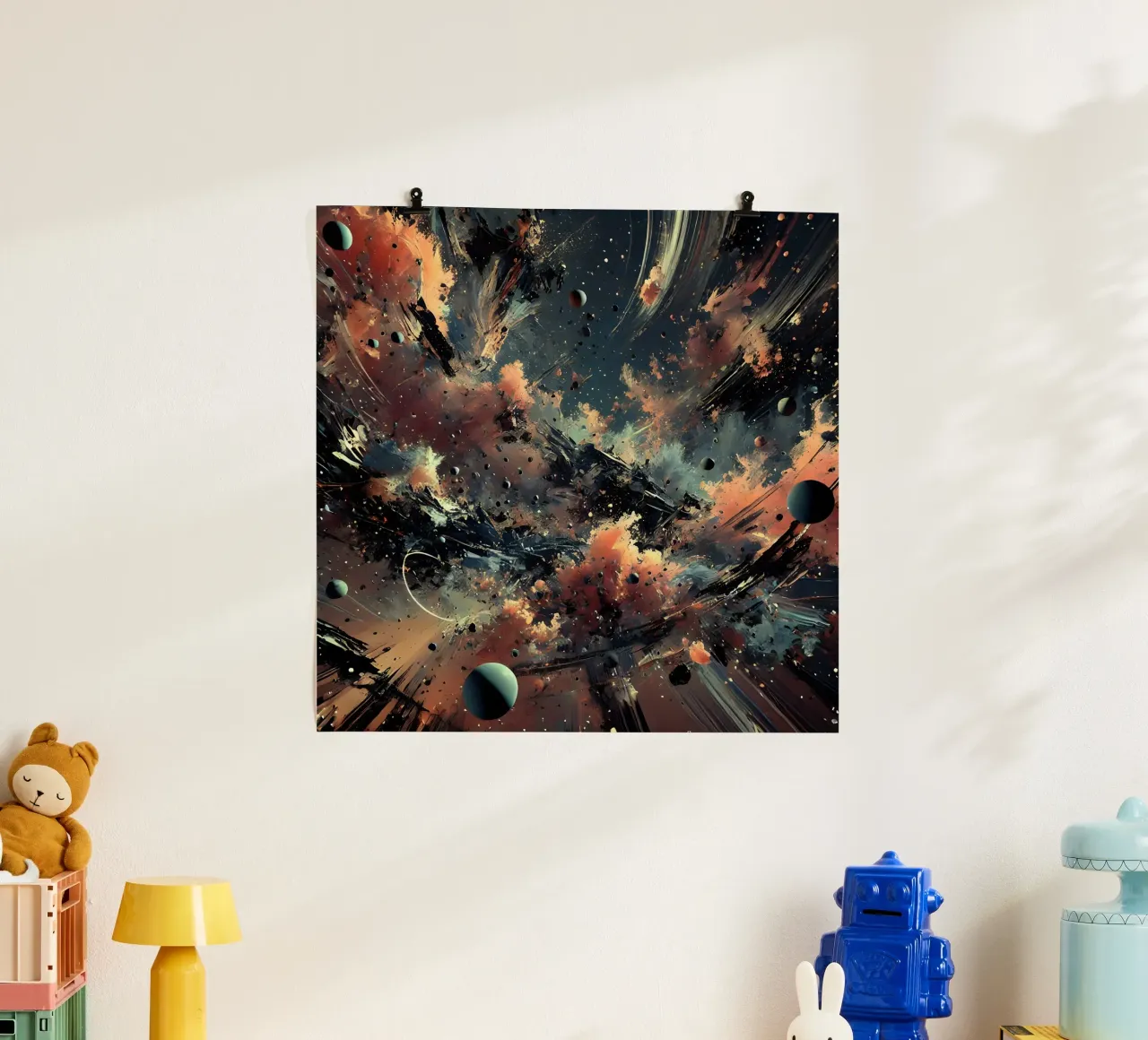 action splash abstract poster da abstrakt