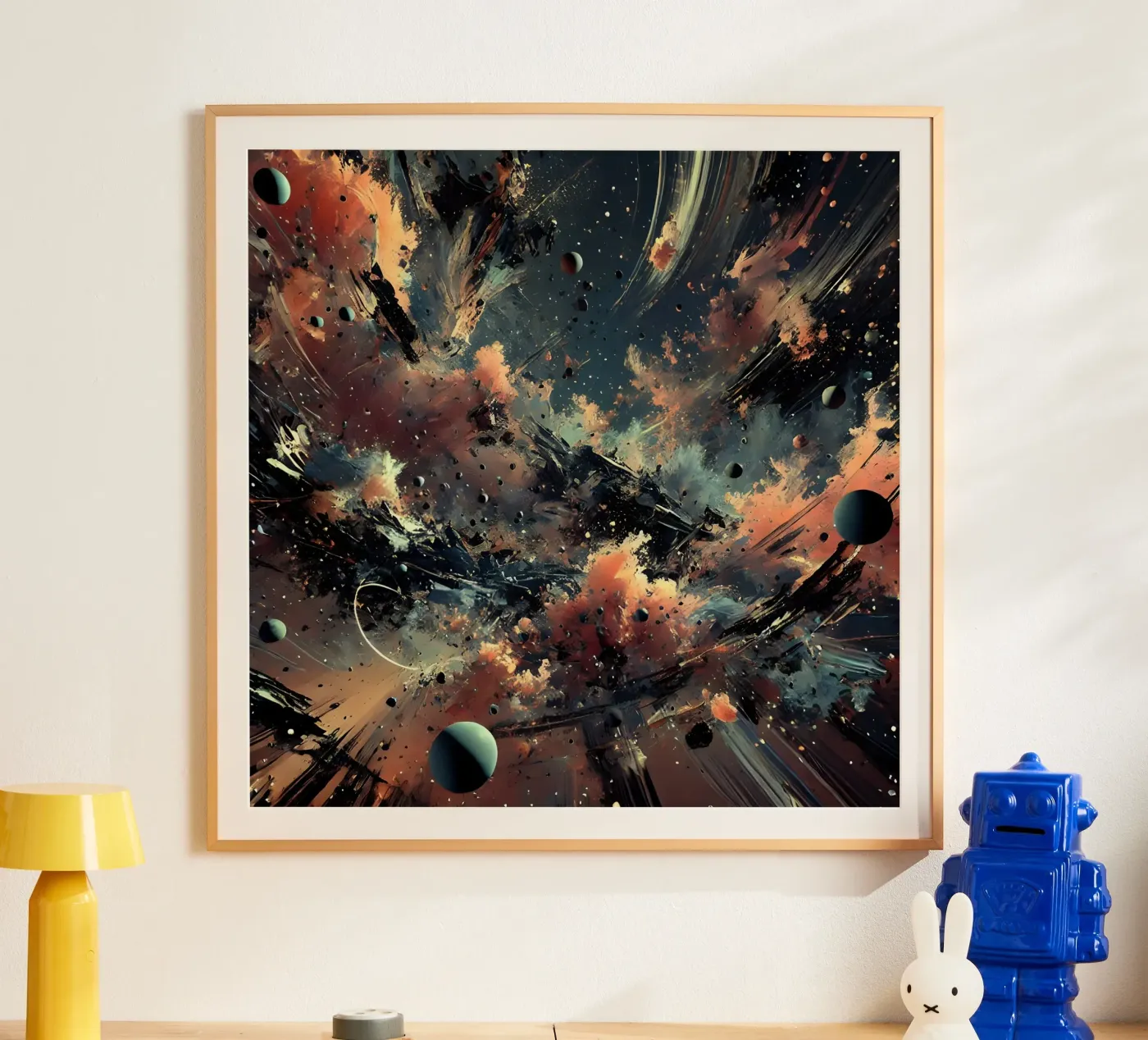 action splash abstract poster da abstrakt