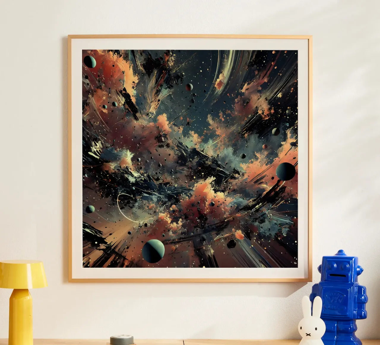 action splash abstract poster da abstrakt