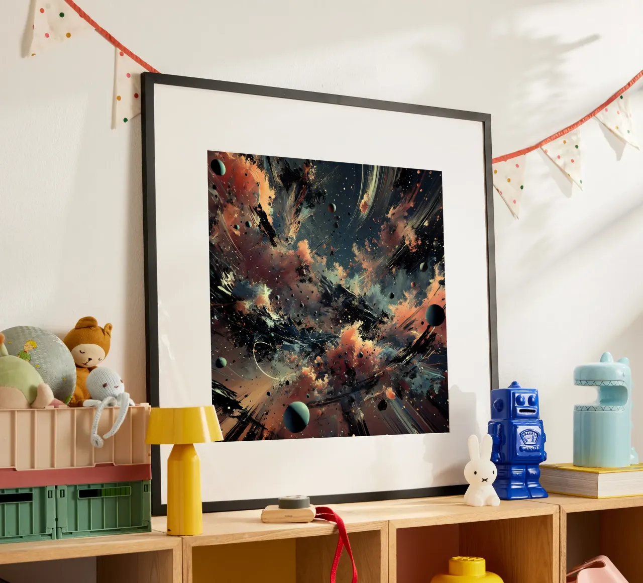 action splash abstract poster da abstrakt