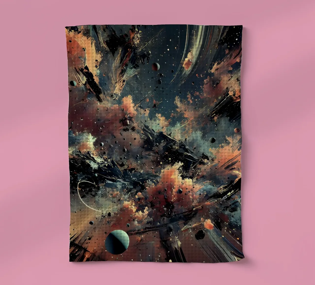 action splash abstract torchon de abstrakt