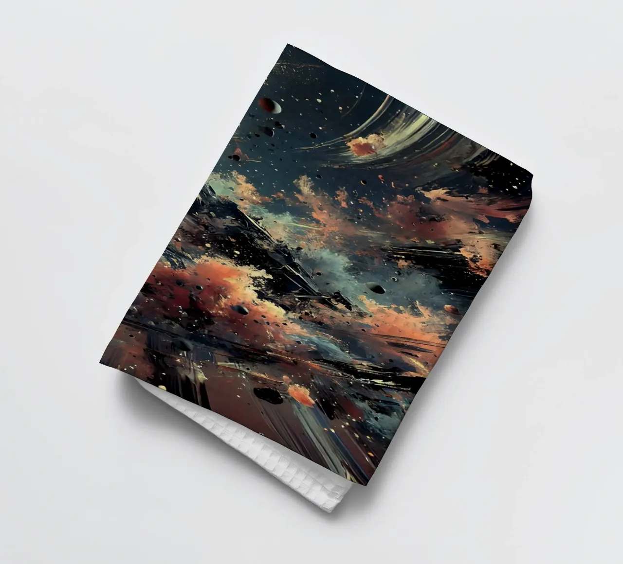 action splash abstract torchon de abstrakt