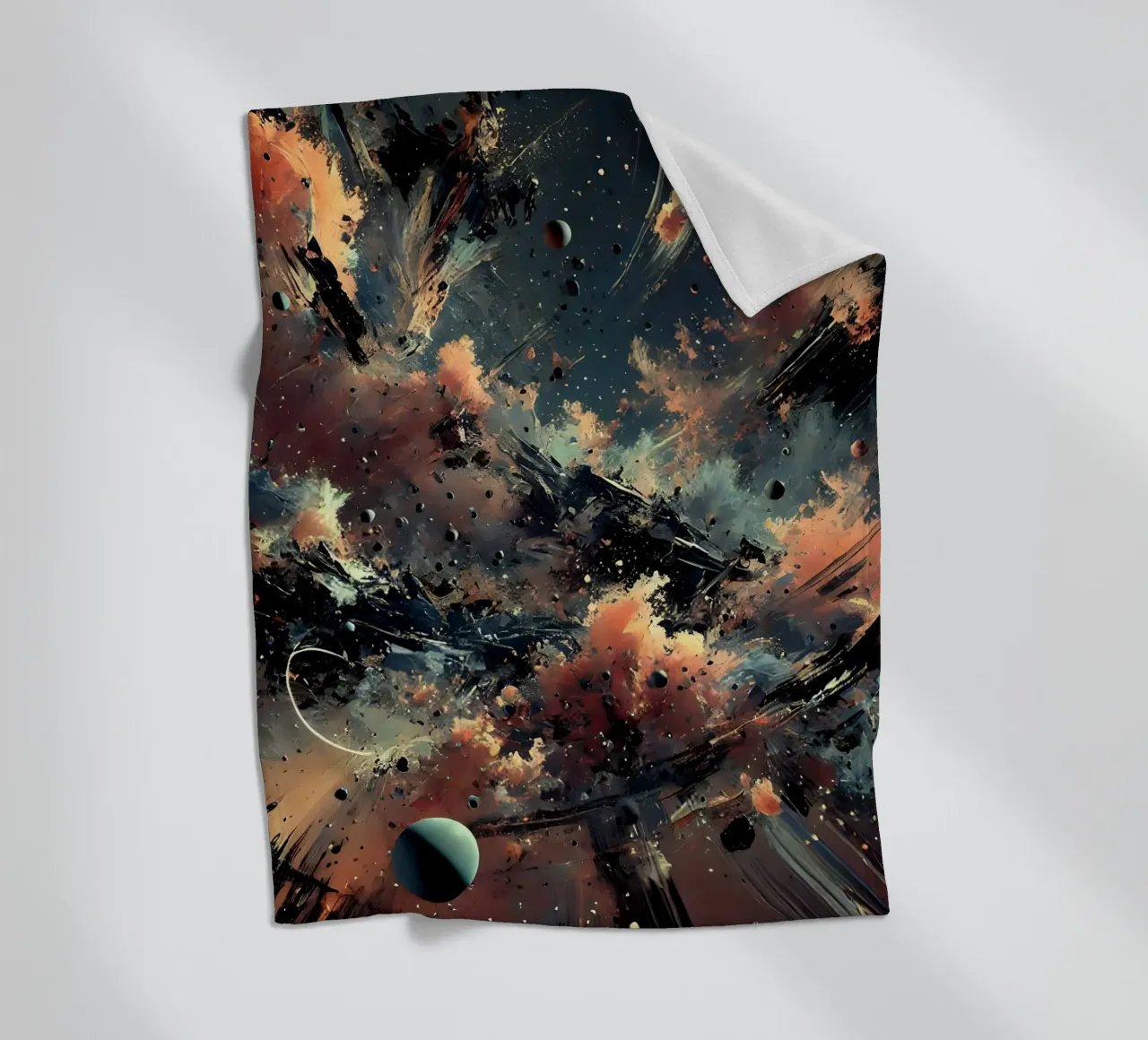 action splash abstract coperta in pile da abstrakt