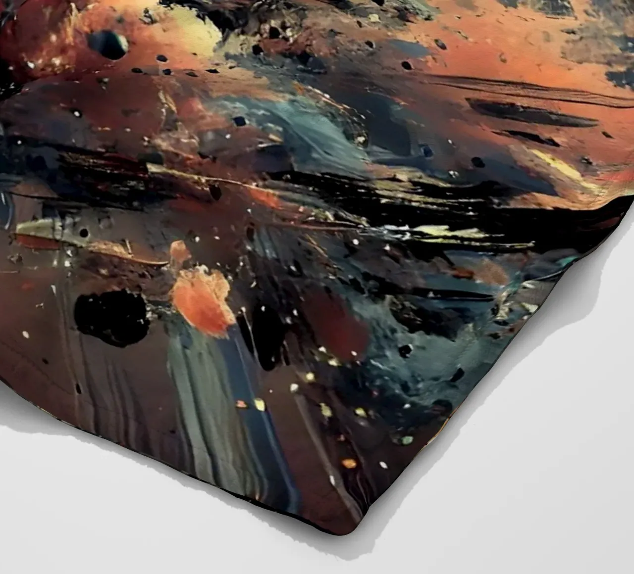 action splash abstract coperta in pile da abstrakt