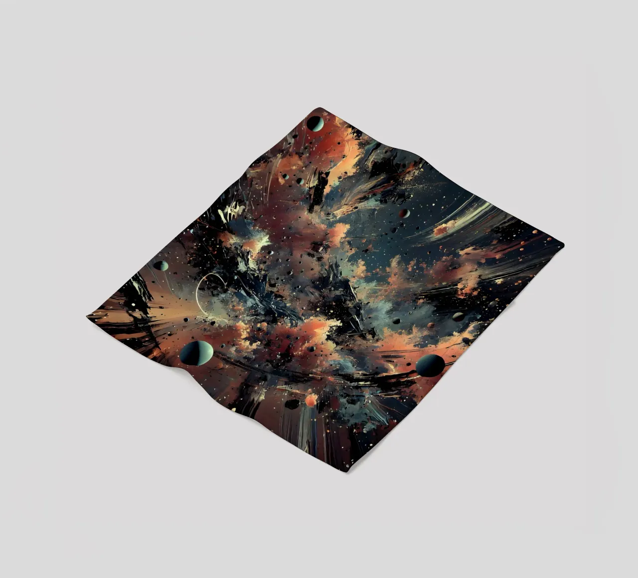 action splash abstract coperta in pile da abstrakt