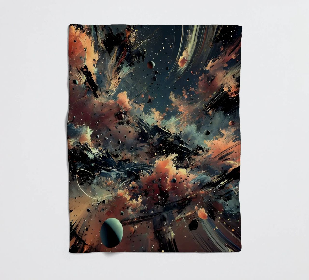 action splash abstract coperta in pile da abstrakt