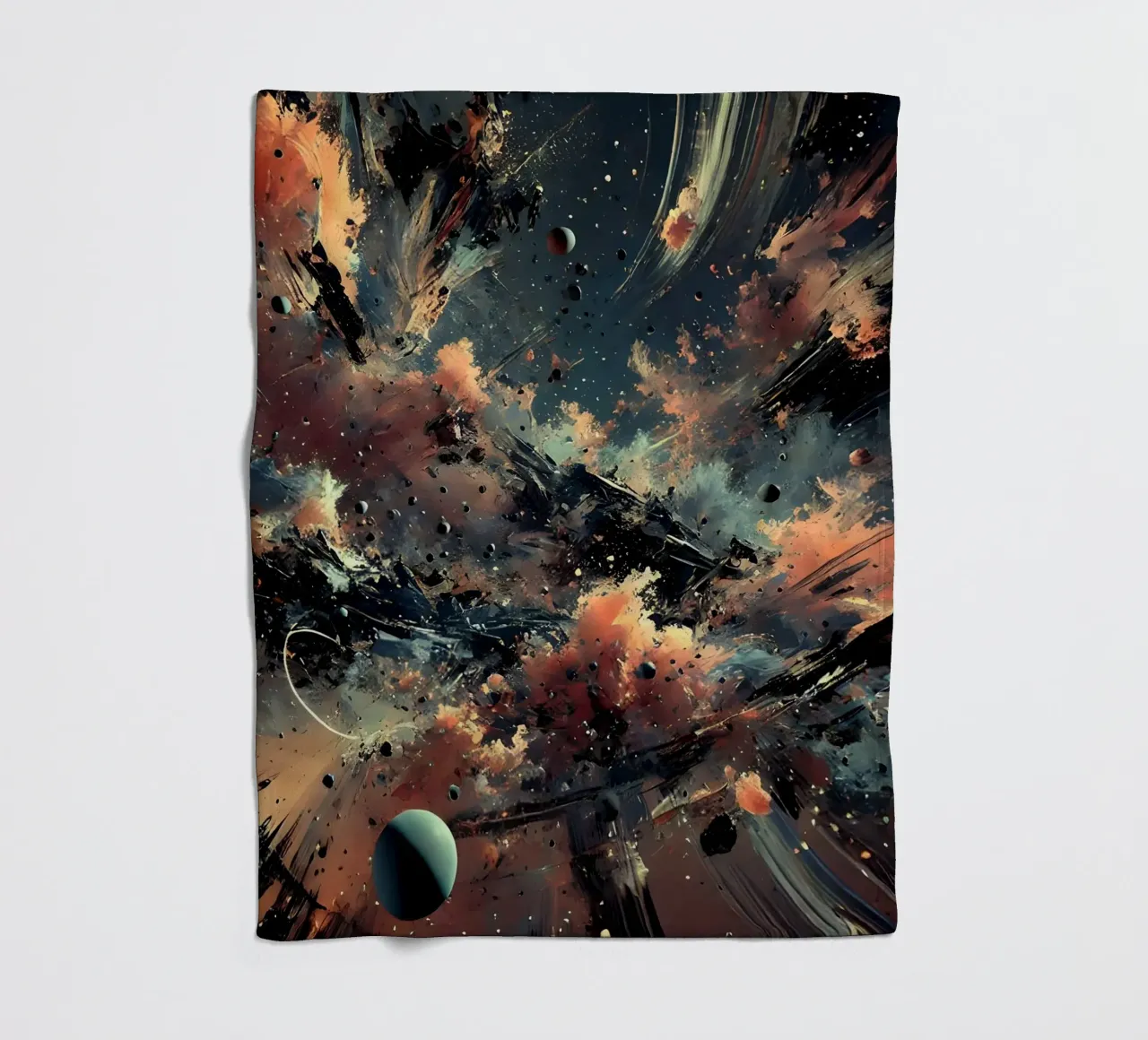 action splash abstract coperta in pile da abstrakt