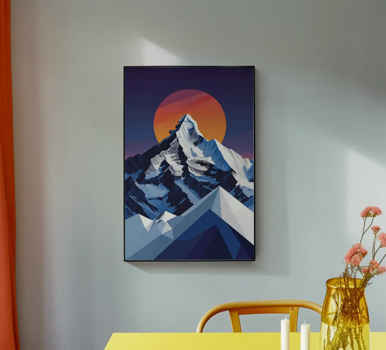 Crystal Peaks Under Aurora Glow plexiglass da AlbertKlee